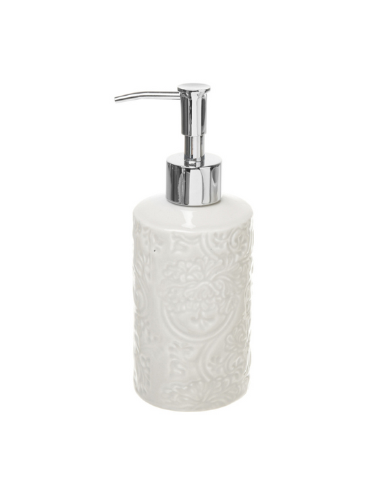 Distributeur de savon en céramique portugaise motifs arabesque