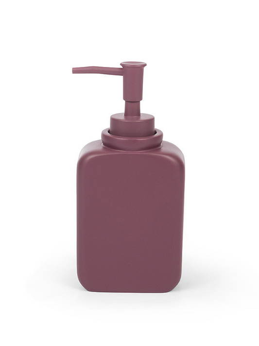 Distributeur de savon en résine teintée violet