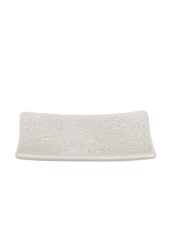 Porte savon en céramique portugaise motifs arabesque