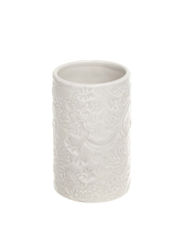 Verre à dent en céramique portugaise motifs arabesque
