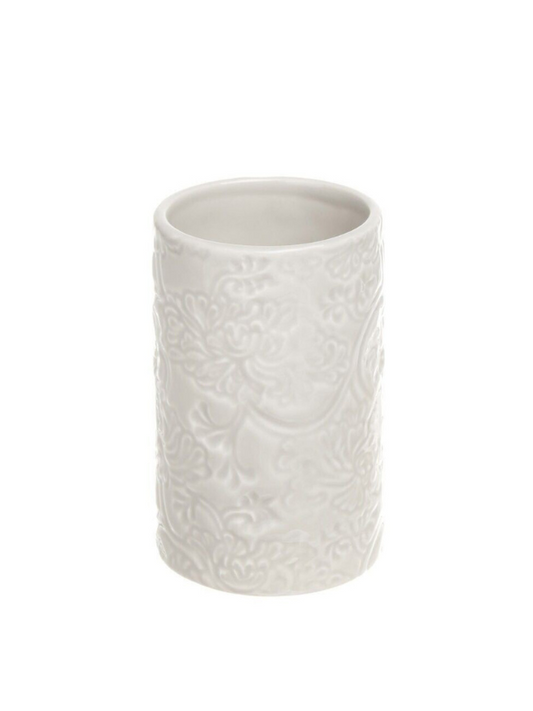 Verre à dent en céramique portugaise motifs arabesque